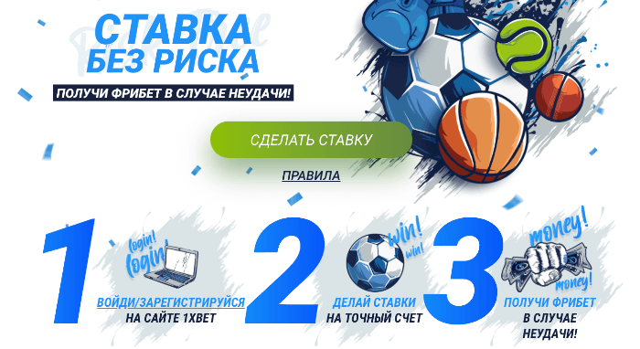 Как делать ставки в 1хBet